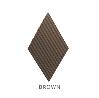 3D kamštienos sienų plokštės Stripe Brown