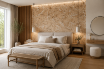 Sieninė kamštiena  MALTA SNOW-BEIGE - 3