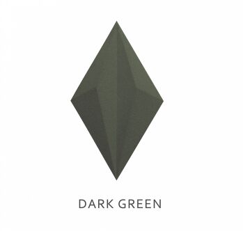 3D kamštienos sienų plokštės DARK GREEN Line