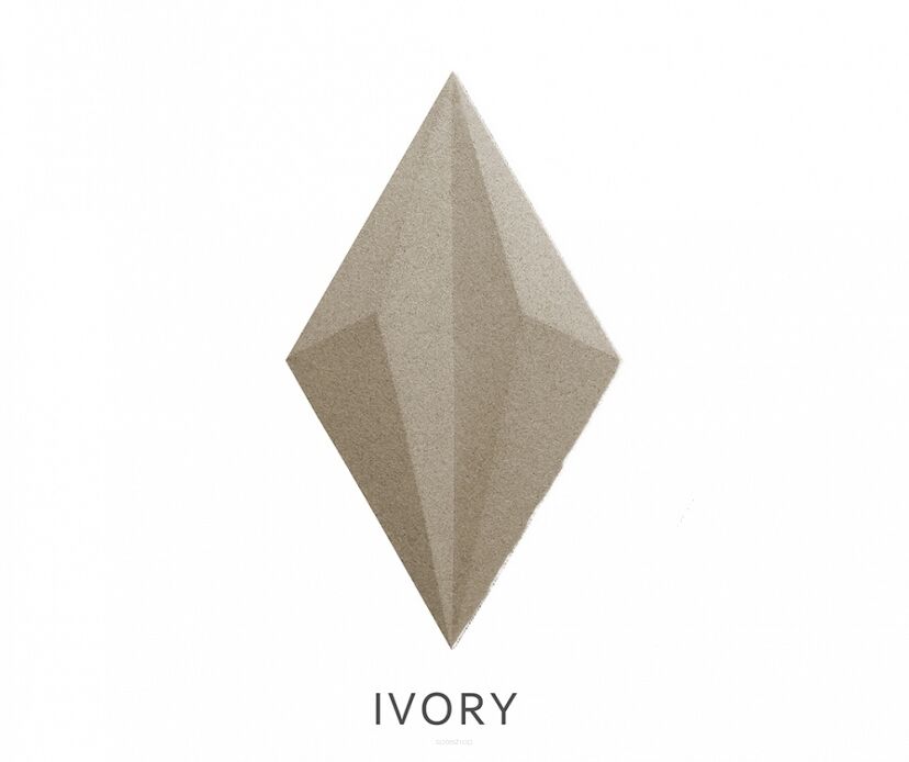 3D kamštienos sienų plokštės Ivory Line