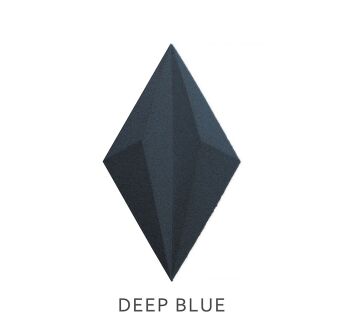 3D kamštienos sienų plokštės DEEP BLUE
