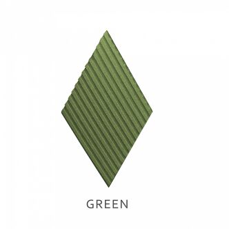 3D kamštienos sienų plokštės Stripe Green