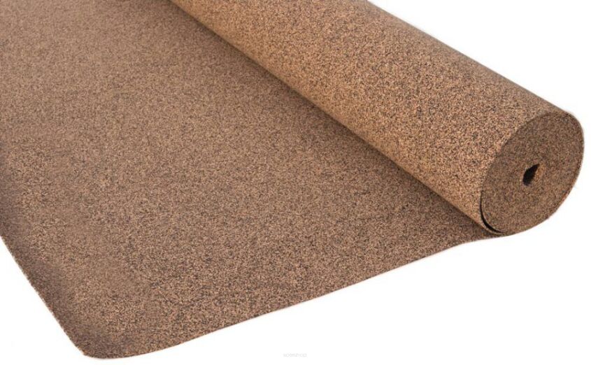 Guminis ir kamštienos paklotas 6mm (1m x5m)