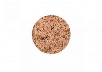 Kamštinis padėkliukas 10cm - mažas apvalus dekoras - rinkinys 6 vnt