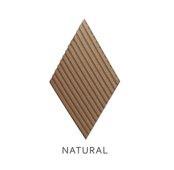 3D kamštienos sienų plokštės Stripe Natural