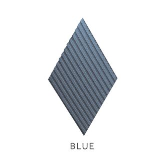 3D kamštienos sienų plokštės Stripe Blue