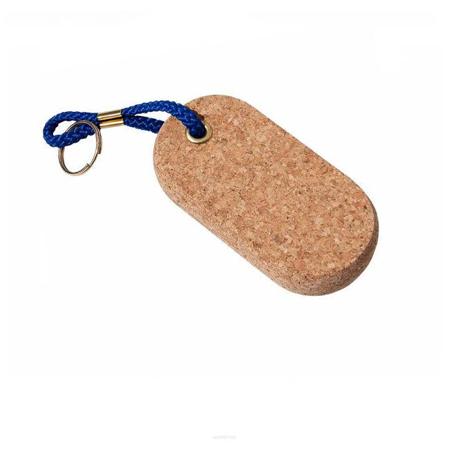 Kamštienos raktų pakabukas ovalus